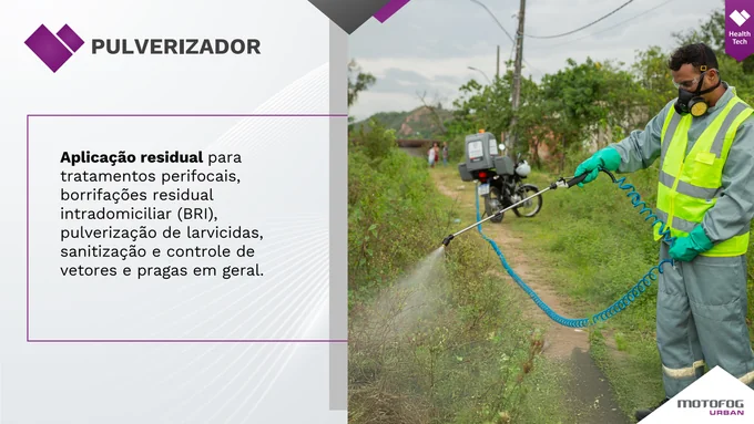 Aplicação por pulverização