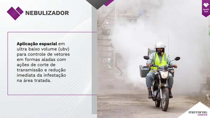 Aplicação por nebulização