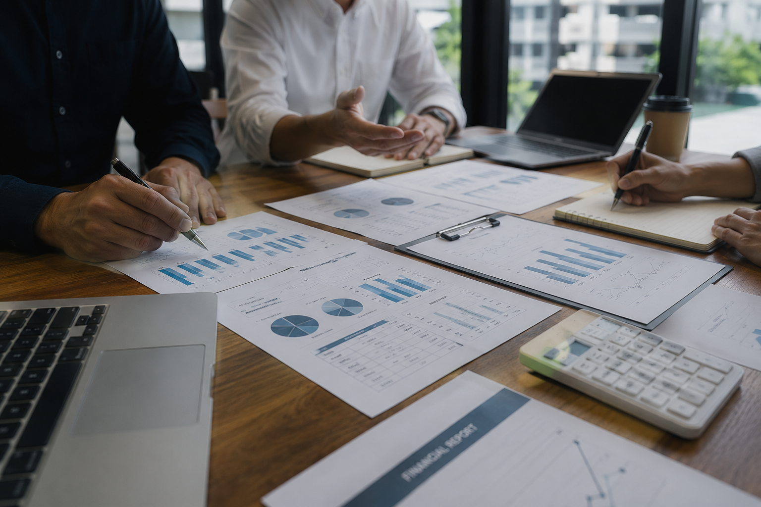 Profissionais analisando estratégias empresariais